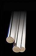 Polished aluminum/titanium TreeWorks chime bars
